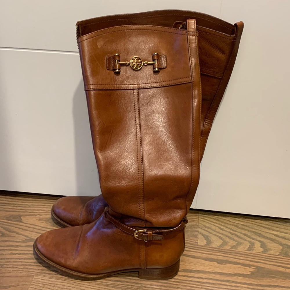 Tory Burch Nadine riding boots, size 9.